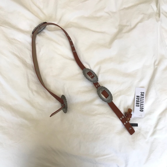 Urban Outfitters Western Studded Belt in Brown - Picture 4 of 5